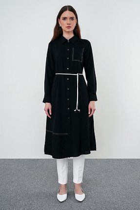 تونیک حجاب مشکی زنانه بافتنی Zühre - کد 933745720