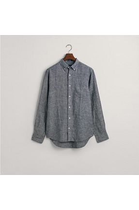 پیراهن آبی مردانه رگولار Gant - کد 679375539