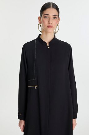 تونیک حجاب مشکی زنانه رگولار Zühre - کد 933746441