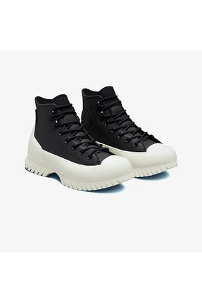 بوت / نیم بوت مشکی زنانه چرم مصنوعی Converse - کد 865336515