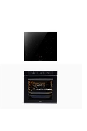 ست هود و اجاق گاز سفید گارانتی نمایندگی رسمی Luxell - کد 933794538