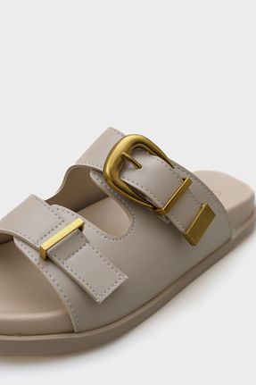 دمپائی بژ زنانه چرم مصنوعی Capone Outfitters - کد 934522340