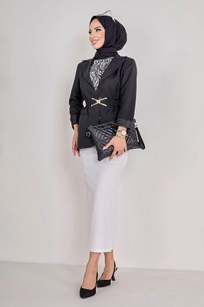 دامن حجاب سفید زنانه Kalem TOFİSA - کد 776776523