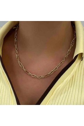 گردنبند طلا زرد زنانه 14 عیار byBurak GOLD - کد 934537947