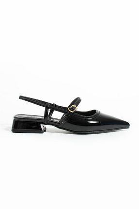 بابت مشکی زنانه چرم لاکی Gökçe Shoes - کد 933819477