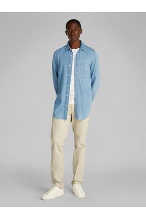 پیراهن آبی مردانه رگولار Calvin Klein - کد 934536214