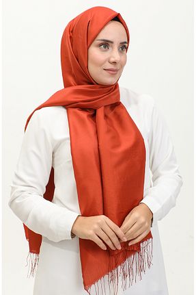 روسری قهوه ای 70 * 180 sefamerve - کد 837976728