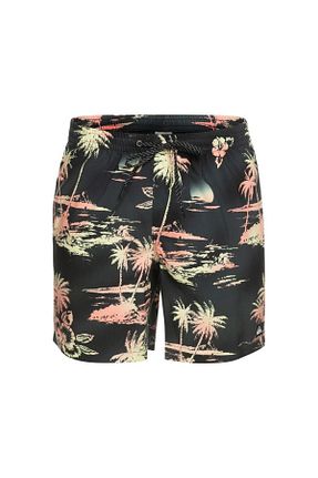 شلوارک ساحلی مشکی مردانه بافتنی Quiksilver - کد 680122286