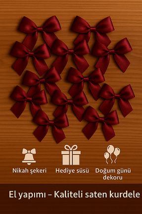 روبان زرشکی serap çiçekçilik - کد 923907396