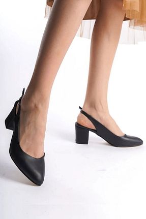 کفش پاشنه بلند کلاسیک مشکی زنانه چرم مصنوعی ARTSHOES - کد 933792244