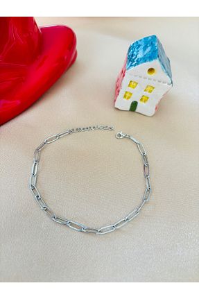 خلخال جواهر طوسی زنانه استیل (فولاد) Markiz Takı - کد 933834015