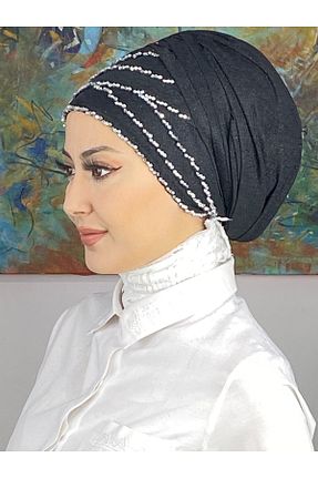 کلاه شنای حجاب مشکی زنانه BUTİKAMBAR - کد 934542694