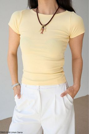 بادی زرد زنانه یقه U Lupies - کد 933812808