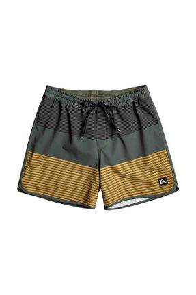 شلوارک ساحلی خاکی مردانه مخلوط پلی استر Quiksilver - کد 707055250