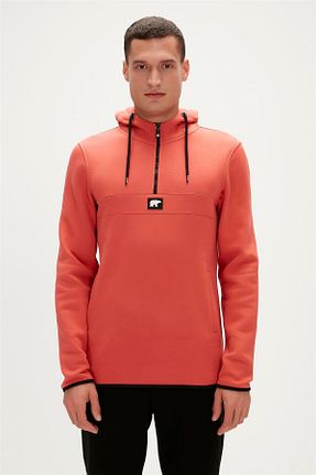 سوئیشرت زرشکی مردانه چاپی Bad Bear - کد 50685459