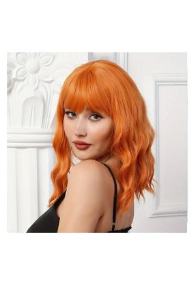 کلاه گیس نارنجی زنانه Gratia - کد 933860599