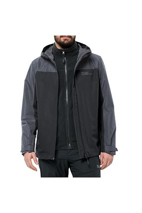 کاپشن مشکی مردانه Fitted Jack Wolfskin - کد 387655947