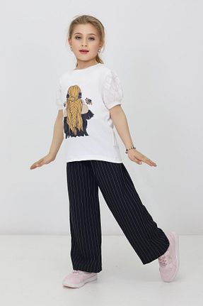 ست بالاتنه و پائین تنه مشکی بچه گانه بافت RAPİDO LİFE - کد 934692258