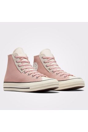 کفش اسنیکر صورتی زنانه بند دار Converse - کد 865345491