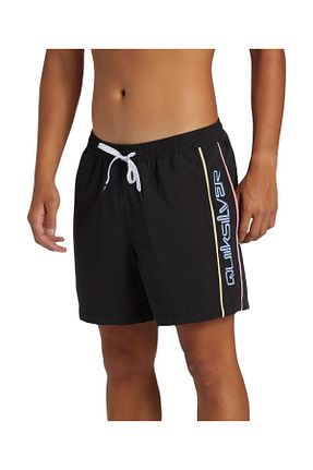 شلوارک ساحلی مشکی مردانه پلی استر Quiksilver - کد 830951136