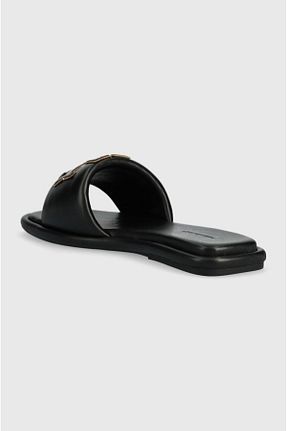 دمپائی مشکی زنانه چرم مصنوعی Tory Burch - کد 869406596
