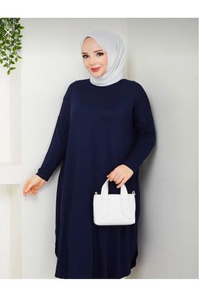 تونیک حجاب سرمه ای زنانه بافتنی EN GİYİM - کد 934758320
