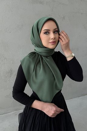 شال سبز زنانه ابریشم Byedauzunlar - کد 933899335