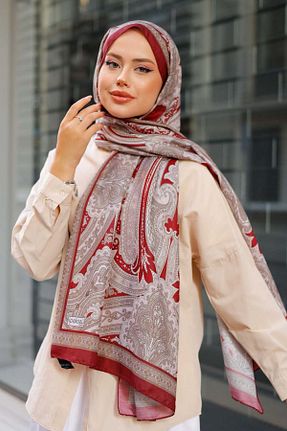 روسری زرشکی Etnik benguen - کد 933876248