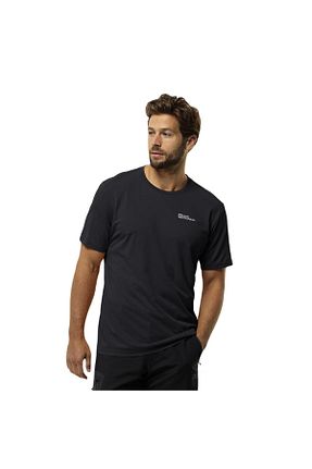 تیشرت اسپرت مشکی مردانه Fitted Jack Wolfskin - کد 817581214