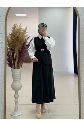 ست بالاتنه و پائین تنه حجاب رنگی زنانه رگولار Ebrar Store - کد 933876085