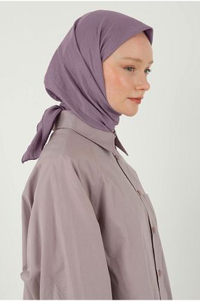 روسری بنفش پلی استر HEQA - کد 933901487
