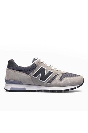 کفش پیاده روی طوسی مردانه جیر New Balance - کد 801557133