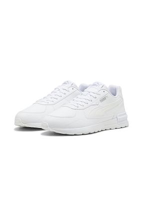 کفش اسنیکر سفید زنانه بند دار Puma - کد 798562790