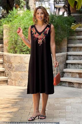 لباس مشکی زنانه بافتنی Nevin Kaya Moda - کد 933932383