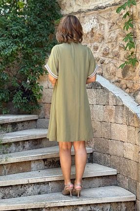 لباس خاکی زنانه بافتنی Nevin Kaya Moda - کد 933919200