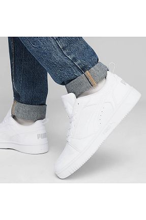 کفش اسنیکر سفید زنانه بند دار Puma - کد 933704862
