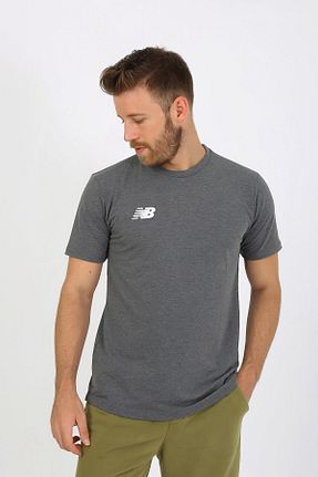 تیشرت اسپرت طوسی مردانه Fitted New Balance - کد 860249422