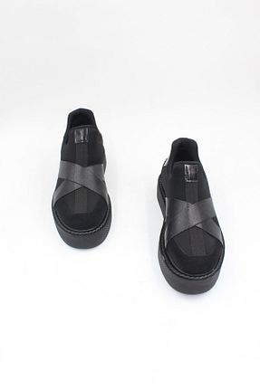کفش اسنیکر مشکی زنانه بدون بند ENDİCAN - کد 833515905