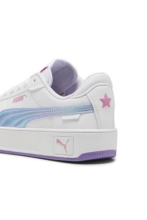 کفش اسنیکر سفید بچه گانه بند دار Puma - کد 849104094