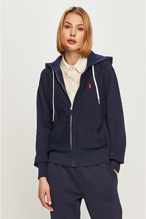 سوئیشرت اسپرت سرمه ای زنانه رگولار Ralph Lauren - کد 826317295