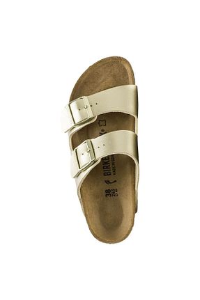 دمپائی بژ زنانه چرم مصنوعی Birkenstock - کد 42163096