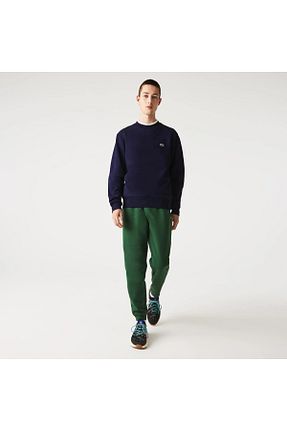 سوئیشرت سرمه ای مردانه ساده Lacoste - کد 838738394