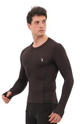 بادی اسپرت مشکی مردانه الاستین DOMİN SPOR - کد 905322018