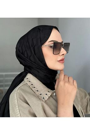 شال مشکی زنانه پنبه ای VaVscarfs - کد 901651530