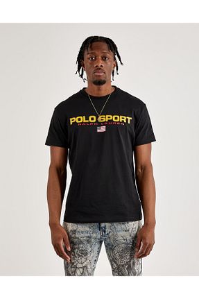 تیشرت مشکی مردانه رگولار Ralph Lauren - کد 750309352
