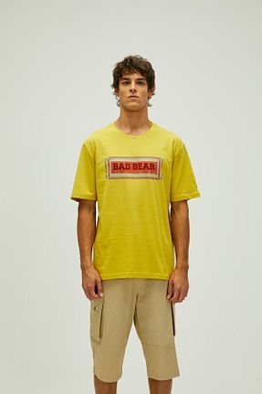 تیشرت زرد مردانه Fitted Bad Bear - کد 303871865