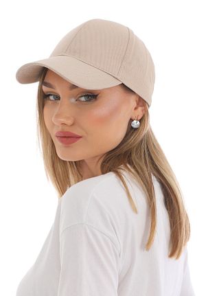 کلاه بژ زنانه پنبه ای Ritagarcia - کد 163937438