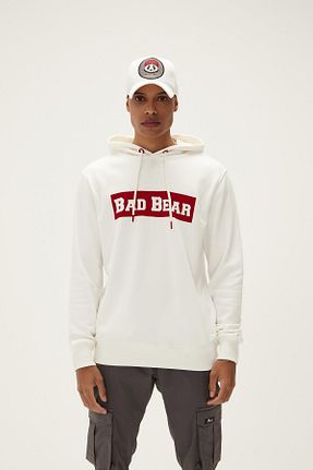 سوئیشرت اسپرت سفید مردانه Fitted Bad Bear - کد 745930028