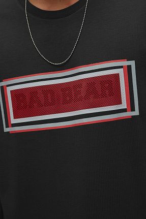 تیشرت اسپرت مشکی مردانه Fitted Bad Bear - کد 683254057