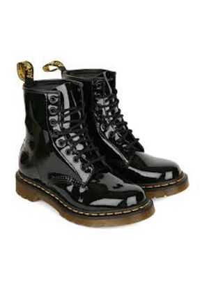 بوت / نیم بوت مشکی زنانه چرم مصنوعی Dr Martens - کد 863846550